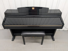 Load image into Gallery viewer, Yamaha Clavinova CLP-230PE piano +stool polished ebony glossy black stock # 25355