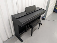 Load image into Gallery viewer, Yamaha Arius YDP-143 Digital Piano and stool in satin black finish stock #25359