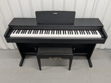 Load image into Gallery viewer, Yamaha Arius YDP-143 Digital Piano and stool in satin black finish stock #25359