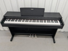 Load image into Gallery viewer, Yamaha Arius YDP-143 Digital Piano and stool in satin black finish stock #25359