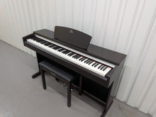 Load image into Gallery viewer, Yamaha Arius YDP-135 digital piano and stool in rosewood stock # 25377