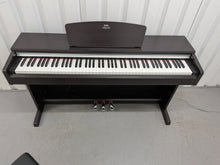 Load image into Gallery viewer, Yamaha Arius YDP-135 digital piano and stool in rosewood stock # 25377
