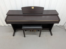 Load image into Gallery viewer, Yamaha Clavinova CLP-320 Digital Piano and stool in dark rosewood stock #25369