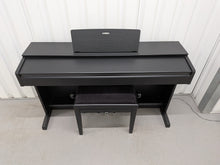 Load image into Gallery viewer, Yamaha Arius YDP-143 Digital Piano and stool in satin black finish stock #25372