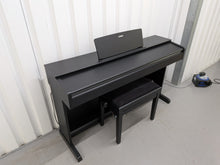 Load image into Gallery viewer, Yamaha Arius YDP-143 Digital Piano and stool in satin black finish stock #25372