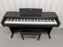 Load image into Gallery viewer, Yamaha Arius YDP-143 Digital Piano and stool in satin black finish stock #25379