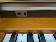 Load image into Gallery viewer, Yamaha Clavinova CLP-240 digital piano and stool in cherry wood colour stock number 25383