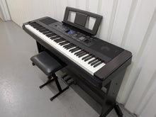 Load image into Gallery viewer, Yamaha DGX-650 in black 88 Weighted Keys Portable Grand 3 pedals stock #25388