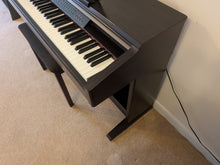 Load image into Gallery viewer, Yamaha Clavinova CLP-130 Digital Piano and stool in dark rosewood stock #25384
