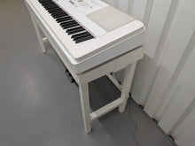 Load image into Gallery viewer, Yamaha DGX-650 in white 88 Weighted Keys Portable Grand 3 pedals stock #25393
