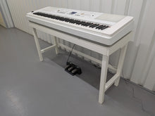 Load image into Gallery viewer, Yamaha DGX-650 in white 88 Weighted Keys Portable Grand 3 pedals stock #25393