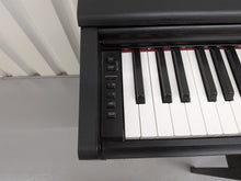 Load image into Gallery viewer, Yamaha Arius YDP-144 digital piano and stool in satin black stock nr 25401