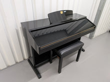 Load image into Gallery viewer, Yamaha Clavinova CVP-401 Digital Piano / arranger in glossy black stock nr 25404