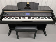 Load image into Gallery viewer, Yamaha Clavinova CVP-401 Digital Piano / arranger in glossy black stock nr 25404