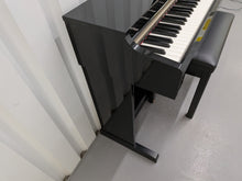Load image into Gallery viewer, Yamaha Arius YDP-162 Digital Piano and stool in glossy black, clavinova keyboard stock #25403
