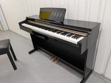 Load image into Gallery viewer, Yamaha Arius YDP-162 Digital Piano and stool in glossy black, clavinova keyboard stock #25403
