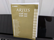 Load image into Gallery viewer, Yamaha Arius YDP-162 Digital Piano and stool in glossy black, clavinova keyboard stock #25403