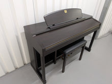 Load image into Gallery viewer, Yamaha Clavinova CLP-150 digital piano and stool in dark rosewood stock #25409