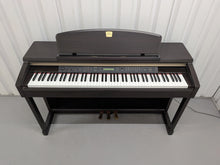 Load image into Gallery viewer, Yamaha Clavinova CLP-150 digital piano and stool in dark rosewood stock #25409