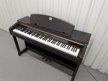 Load image into Gallery viewer, Yamaha Clavinova CLP-150 digital piano and stool in dark rosewood stock #25409