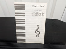 Load image into Gallery viewer, TECHNICS SX-PX552 DIGITAL PIANO AND STOOL IN SATING BLACK stock number 25407