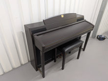 Load image into Gallery viewer, YAMAHA CLAVINOVA CLP-270 DIGITAL PIANO AND STOOL IN DARK ROSEWOOD stock nr 25425