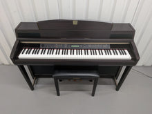 Load image into Gallery viewer, YAMAHA CLAVINOVA CLP-270 DIGITAL PIANO AND STOOL IN DARK ROSEWOOD stock nr 25425