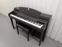 Load image into Gallery viewer, YAMAHA CLAVINOVA CLP-270 DIGITAL PIANO AND STOOL IN DARK ROSEWOOD stock nr 25425