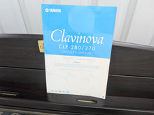 Load image into Gallery viewer, YAMAHA CLAVINOVA CLP-270 DIGITAL PIANO AND STOOL IN DARK ROSEWOOD stock nr 25425