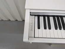 Load image into Gallery viewer, Yamaha Arius YDP-143 Digital Piano and stool in satin white finish stock #25428