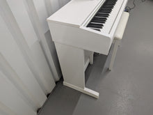 Load image into Gallery viewer, Yamaha Arius YDP-143 Digital Piano and stool in satin white finish stock #25428