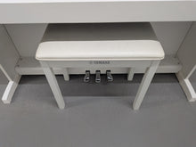 Load image into Gallery viewer, Yamaha Arius YDP-143 Digital Piano and stool in satin white finish stock #25428