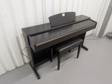 Load image into Gallery viewer, Yamaha Clavinova CLP-320 Digital Piano and stool in dark rosewood stock #25421