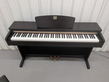 Load image into Gallery viewer, Yamaha Clavinova CLP-320 Digital Piano and stool in dark rosewood stock #25421