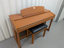 Load image into Gallery viewer, Yamaha Clavinova CLP-170 digital piano and stool in cherry wood finish stock number 25423