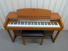 Load image into Gallery viewer, Yamaha Clavinova CLP-170 digital piano and stool in cherry wood finish stock number 25423