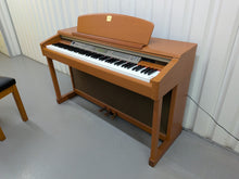 Load image into Gallery viewer, Yamaha Clavinova CLP-170 digital piano and stool in cherry wood finish stock number 25423