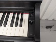 Load image into Gallery viewer, Yamaha Arius YDP-163 Digital Piano and stool in satin black clavinova keyboard stock # 25437
