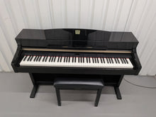 Load image into Gallery viewer, Yamaha Clavinova CLP-340PE glossy black polished ebony Piano stock #25426
