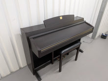 Load image into Gallery viewer, Yamaha Clavinova CLP-230 digital piano and stool in dark rosewood stock #25433