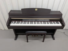 Load image into Gallery viewer, Yamaha Clavinova CLP-230 digital piano and stool in dark rosewood stock #25433