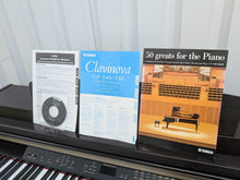 Load image into Gallery viewer, Yamaha Clavinova CLP-230 digital piano and stool in dark rosewood stock #25433