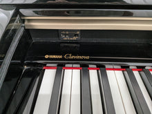 Load image into Gallery viewer, Yamaha Clavinova CLP-280 in Polished glossy black + matching stool stock # 25424