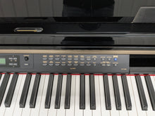 Load image into Gallery viewer, Yamaha Clavinova CLP-280 in Polished glossy black + matching stool stock # 25424