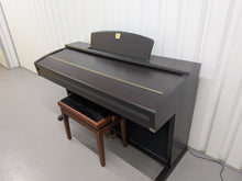 Load image into Gallery viewer, Yamaha Clavinova CVP-305 Digital Piano arranger + stool in dark rosewood stock #25434
