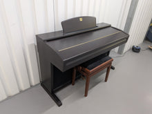 Load image into Gallery viewer, Yamaha Clavinova CVP-305 Digital Piano arranger + stool in dark rosewood stock #25434