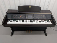 Load image into Gallery viewer, Yamaha Clavinova CVP-305 Digital Piano arranger + stool in dark rosewood stock #25434