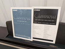 Load image into Gallery viewer, Yamaha Clavinova CVP-305 Digital Piano arranger + stool in dark rosewood stock #25434