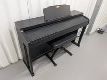 Load image into Gallery viewer, Roland HP504 digital piano and stool in satin black finish stock number 25436