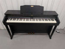 Load image into Gallery viewer, Roland HP504 digital piano and stool in satin black finish stock number 25436